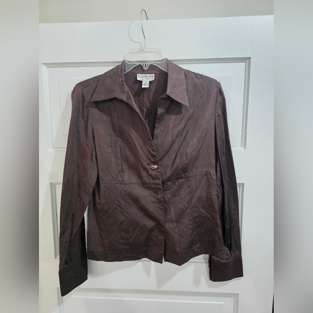 Talbots Chocolate Brown Women's Blazer